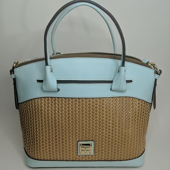 Dooney & Bourke Domed Satchel Woven NWT - Picture 1 of 4